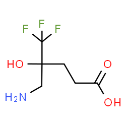 ChemSpider 2D Image | 4-(Aminomethyl)-5,5,5-trifluoro-4-hydroxypentanoic acid | C6H10F3NO3