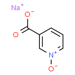 ChemSpider 2D Image | Sodium nicotinate 1-oxide | C6H4NNaO3