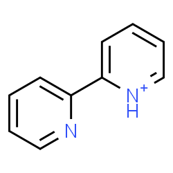 ChemSpider 2D Image | 2-(2-Pyridinyl)pyridinium | C10H9N2