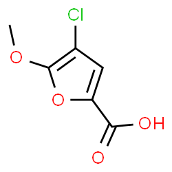 ChemSpider 2D Image | 4-Chloro-5-methoxy-2-furoic acid | C6H5ClO4