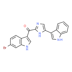 ChemSpider 2D Image | isobromodeoxytopsentin | C20H13BrN4O