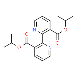 ChemSpider 2D Image | Diisopropyl 2,2'-bipyridine-3,3'-dicarboxylate | C18H20N2O4
