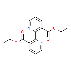ChemSpider 2D Image | Diethyl 2,2'-bipyridine-3,3'-dicarboxylate | C16H16N2O4