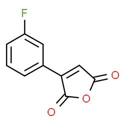 ChemSpider 2D Image | 3-(3-Fluorophenyl)-2,5-furandione | C10H5FO3