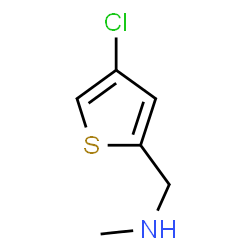 ChemSpider 2D Image | 1-(4-Chloro-2-thienyl)-N-methylmethanamine | C6H8ClNS