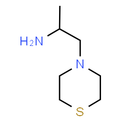 ChemSpider 2D Image | 1-(4-Thiomorpholinyl)-2-propanamine | C7H16N2S
