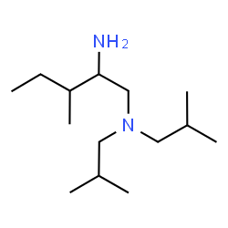 ChemSpider 2D Image | N~1~,N~1~-Diisobutyl-3-methyl-1,2-pentanediamine | C14H32N2