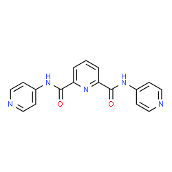 ChemSpider 2D Image | N,N'-Di(4-pyridinyl)-2,6-pyridinedicarboxamide | C17H13N5O2