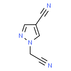 ChemSpider 2D Image | 1-(Cyanomethyl)-1H-pyrazole-4-carbonitrile | C6H4N4