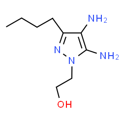 ChemSpider 2D Image | 2-(4,5-Diamino-3-butyl-1H-pyrazol-1-yl)ethanol | C9H18N4O