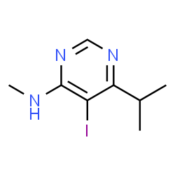 ChemSpider 2D Image | 5-Iodo-6-isopropyl-N-methyl-4-pyrimidinamine | C8H12IN3