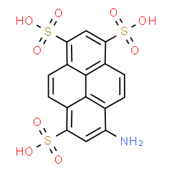 ChemSpider 2D Image | 1-aminopyrene-3,6,8-trisulfonic acid | C16H11NO9S3