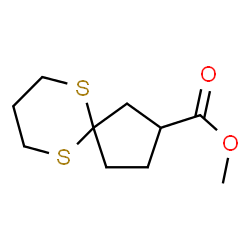 ChemSpider 2D Image | Methyl 6,10-dithiaspiro[4.5]decane-2-carboxylate | C10H16O2S2
