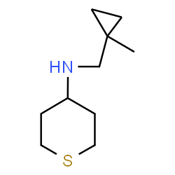 ChemSpider 2D Image | N-[(1-Methylcyclopropyl)methyl]tetrahydro-2H-thiopyran-4-amine | C10H19NS