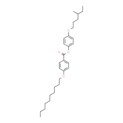 ChemSpider 2D Image | 4-[(4-Methylhexyl)oxy]phenyl 4-(decyloxy)benzoate | C30H44O4