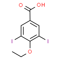 ChemSpider 2D Image | 4-Ethoxy-3,5-diiodobenzoic acid | C9H8I2O3