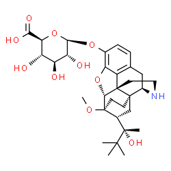 ChemSpider 2D Image | Norbuprenorphine-3-beta-D-glucuronide | C31H43NO10