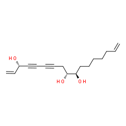 ChemSpider 2D Image | (3S,9R,10R)-gensenoyne C | C17H24O3