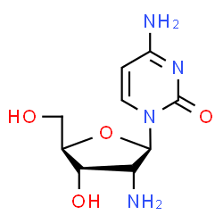 ChemSpider 2D Image | 2'-Amino-2'-deoxycytidine | C9H14N4O4