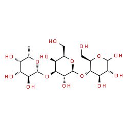 ChemSpider 2D Image | 3-Fucosyllactose | C18H32O15
