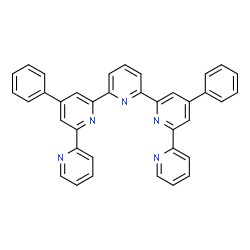 ChemSpider 2D Image | 4',4'''-Diphenyl-2,2':6',2'':6'',2''':6''',2''''-quinquepyridine | C37H25N5