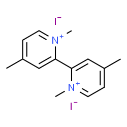 ChemSpider 2D Image | 1,1',4,4'-Tetramethyl-2,2'-bipyridinium diiodide | C14H18I2N2