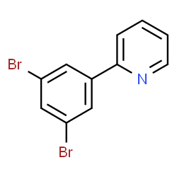ChemSpider 2D Image | 2-(3,5-Dibromophenyl)pyridine | C11H7Br2N