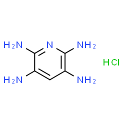 ChemSpider 2D Image | 2,3,5,6-Pyridinetetramine hydrochloride (1:1) | C5H10ClN5