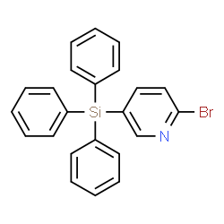ChemSpider 2D Image | 2-Bromo-5-(triphenylsilyl)pyridine | C23H18BrNSi