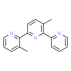 ChemSpider 2D Image | 3,5'-Dimethyl-2,2':6',2''-terpyridine | C17H15N3