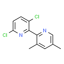 ChemSpider 2D Image | 3',6'-Dichloro-3,5-dimethyl-2,2'-bipyridine | C12H10Cl2N2