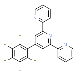 ChemSpider 2D Image | 4'-(Pentafluorophenyl)-2,2':6',2''-terpyridine | C21H10F5N3