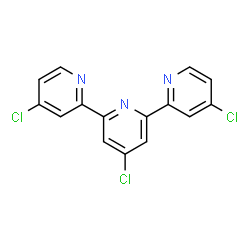 ChemSpider 2D Image | 4,4',4''-Trichloro-2,2':6',2''-terpyridine | C15H8Cl3N3