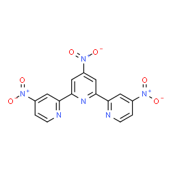 ChemSpider 2D Image | 4,4',4''-Trinitro-2,2':6',2''-terpyridine | C15H8N6O6