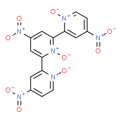 ChemSpider 2D Image | 4,4',4''-Trinitro-2,2':6',2''-terpyridine 1,1',1''-trioxide | C15H8N6O9