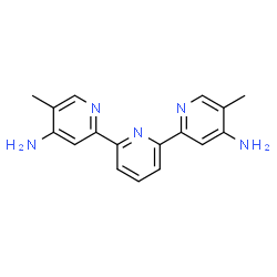 ChemSpider 2D Image | 5,5''-Dimethyl-2,2':6',2''-terpyridine-4,4''-diamine | C17H17N5