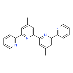ChemSpider 2D Image | 4',4''-Dimethyl-2,2':6',2'':6'',2'''-quaterpyridine | C22H18N4