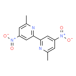 ChemSpider 2D Image | 6,6'-Dimethyl-4,4'-dinitro-2,2'-bipyridine | C12H10N4O4