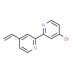 ChemSpider 2D Image | 4-Bromo-4'-vinyl-2,2'-bipyridine | C12H9BrN2