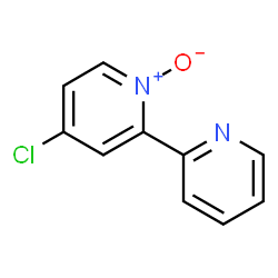 ChemSpider 2D Image | 4-Chloro-2-(2-pyridinyl)pyridine 1-oxide | C10H7ClN2O
