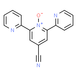 ChemSpider 2D Image | 2,6-Di(2-pyridinyl)isonicotinonitrile 1-oxide | C16H10N4O