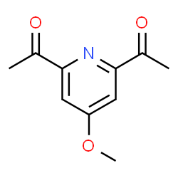 ChemSpider 2D Image | 1,1'-(4-Methoxy-2,6-pyridinediyl)diethanone | C10H11NO3