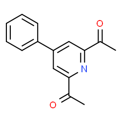ChemSpider 2D Image | 1,1'-(4-Phenyl-2,6-pyridinediyl)diethanone | C15H13NO2