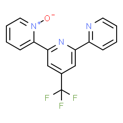ChemSpider 2D Image | 6-(1-Oxido-2-pyridinyl)-4-(trifluoromethyl)-2,2'-bipyridine | C16H10F3N3O
