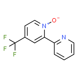 ChemSpider 2D Image | 2-(2-Pyridinyl)-4-(trifluoromethyl)pyridine 1-oxide | C11H7F3N2O