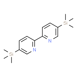 ChemSpider 2D Image | 5,5'-Bis(trimethylsilyl)-2,2'-bipyridine | C16H24N2Si2