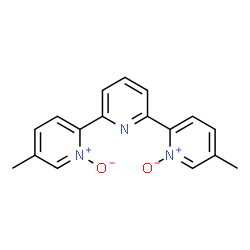 ChemSpider 2D Image | 2,2'-(2,6-Pyridinediyl)bis(5-methylpyridine) 1,1'-dioxide | C17H15N3O2