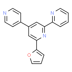 ChemSpider 2D Image | 6'-(2-Furyl)-2,2':4',4''-terpyridine | C19H13N3O