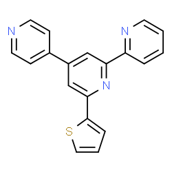 ChemSpider 2D Image | 6'-(2-Thienyl)-2,2':4',4''-terpyridine | C19H13N3S