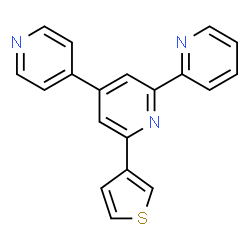 ChemSpider 2D Image | 6'-(3-Thienyl)-2,2':4',4''-terpyridine | C19H13N3S